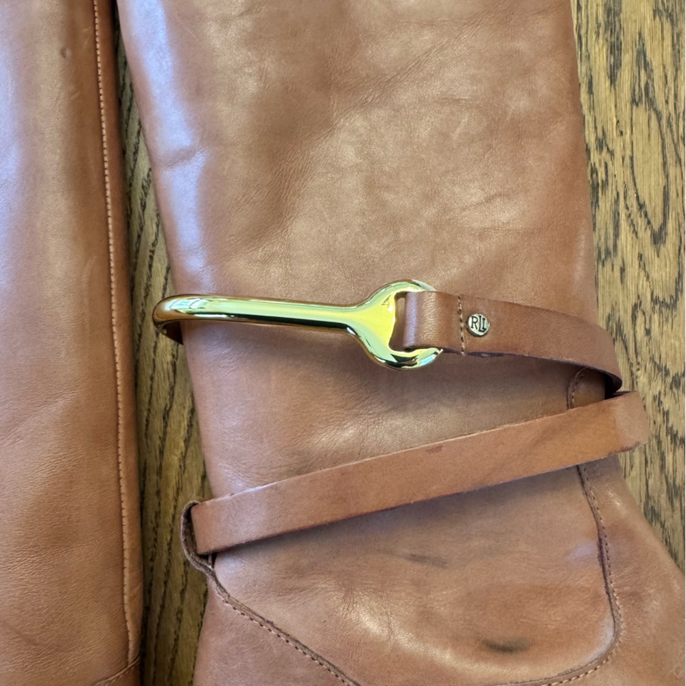 Ralph Lauren Jenny Riding Boots Western Vintage - Picture 11 of 16